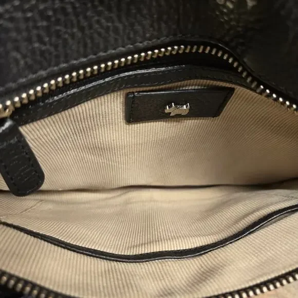 Radley London Wilton Way Black Pebble Leather Crossbody Bag Scottie Dog - Picture 8 of 15